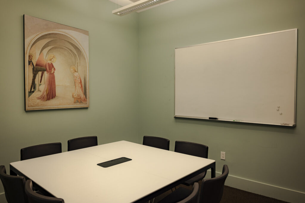Small meeting room at The Catholic Center at NYU